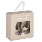 Baby Boys White & Ivory Moccasins, 1, hi-res