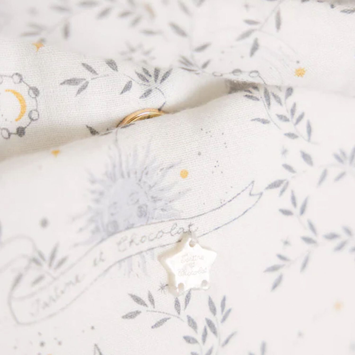 Ivory Star Baby Changing Bag, 1, hi-res