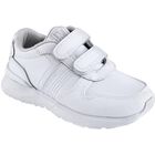 Boys White Leather Trainers, 1, hi-res