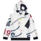 Boys Multi-Coloured Logo Hooded Top, 2, hi-res