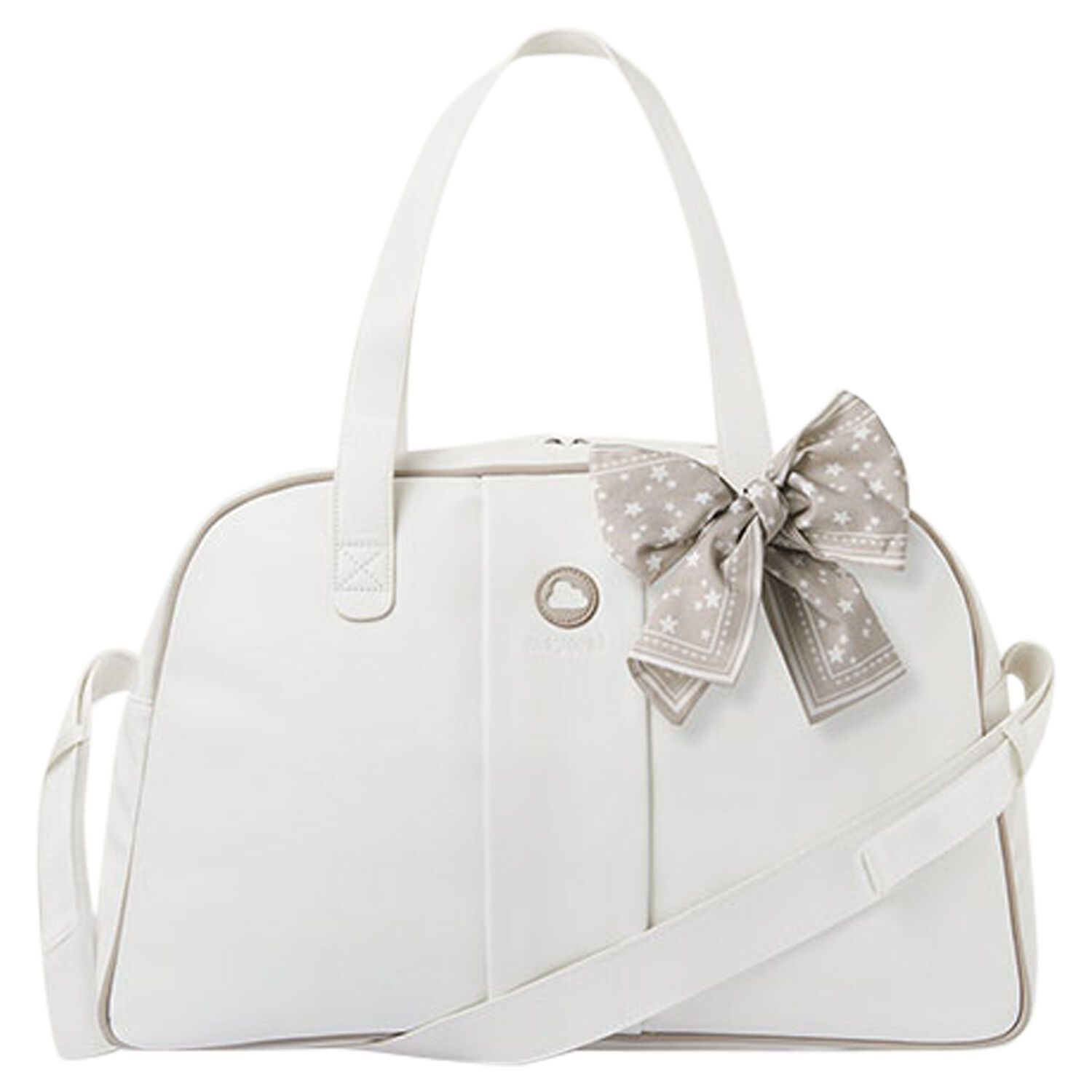 White Logo Baby Changing Bag, 1, hi-res