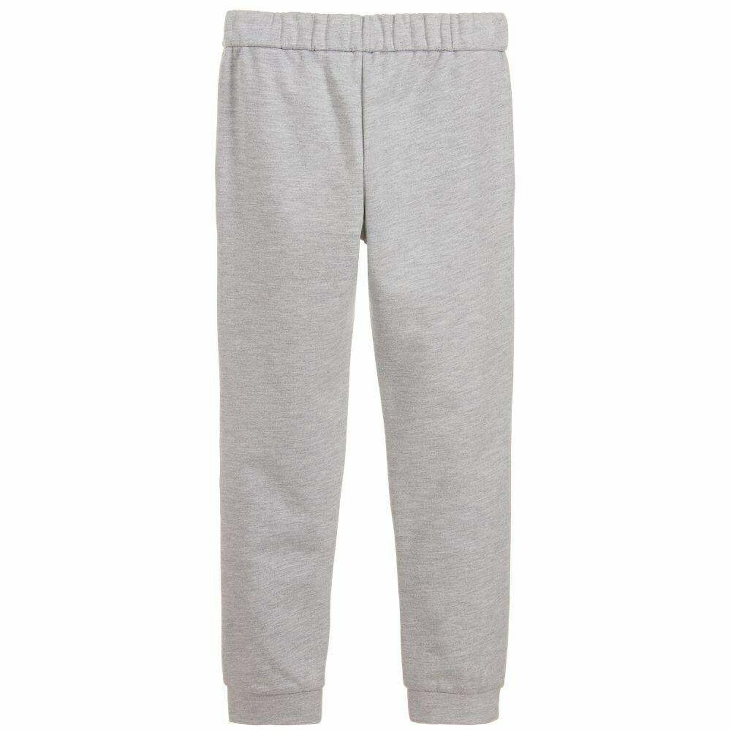 Girls Grey Jersey Joggers, 1, hi-res