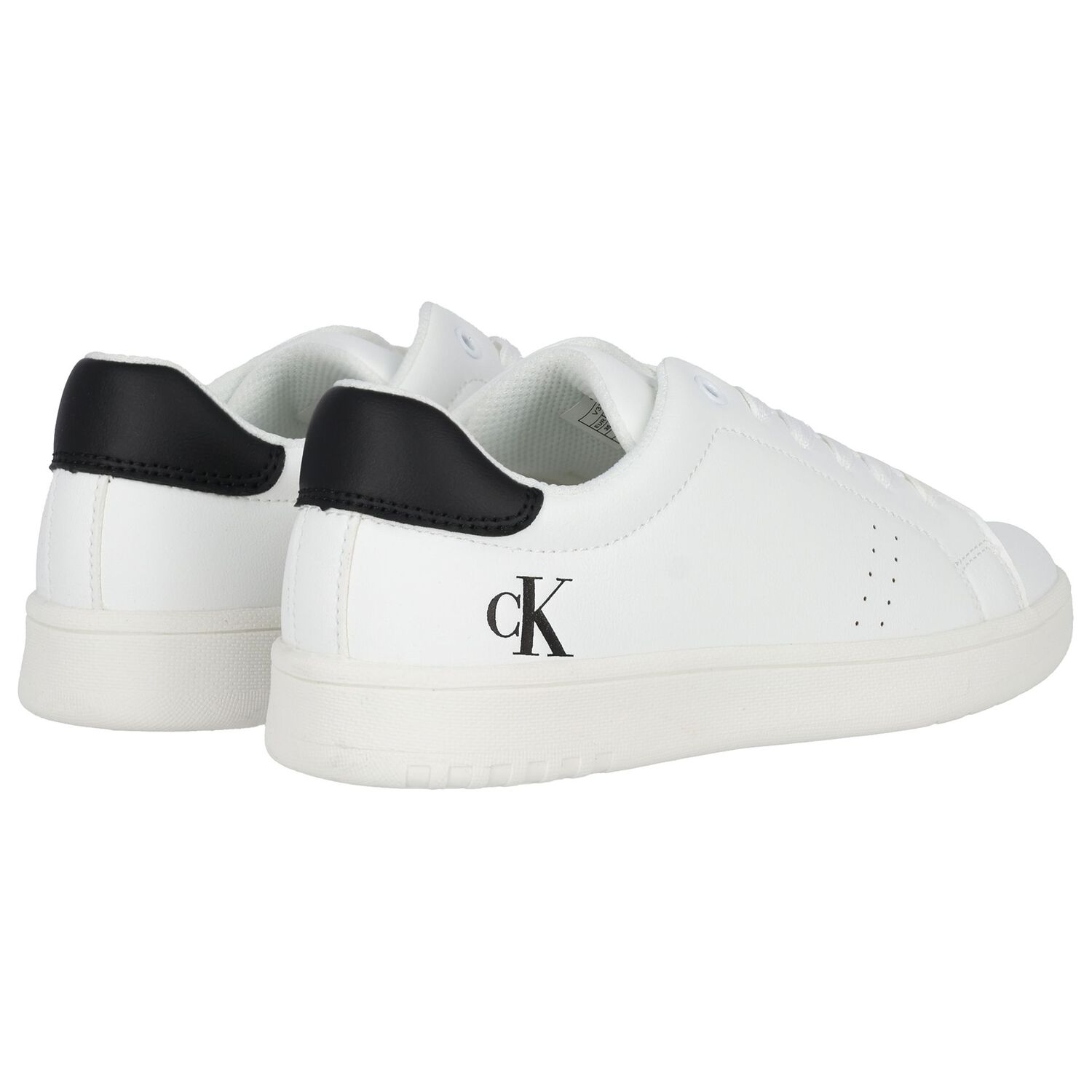 White Logo Trainers, 2, hi-res