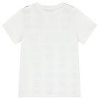 Boys White Logo T-Shirt, 2, hi-res