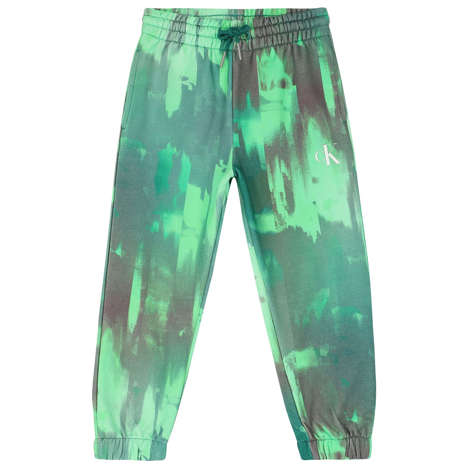 Boys Green Logo Joggers, 1, hi-res