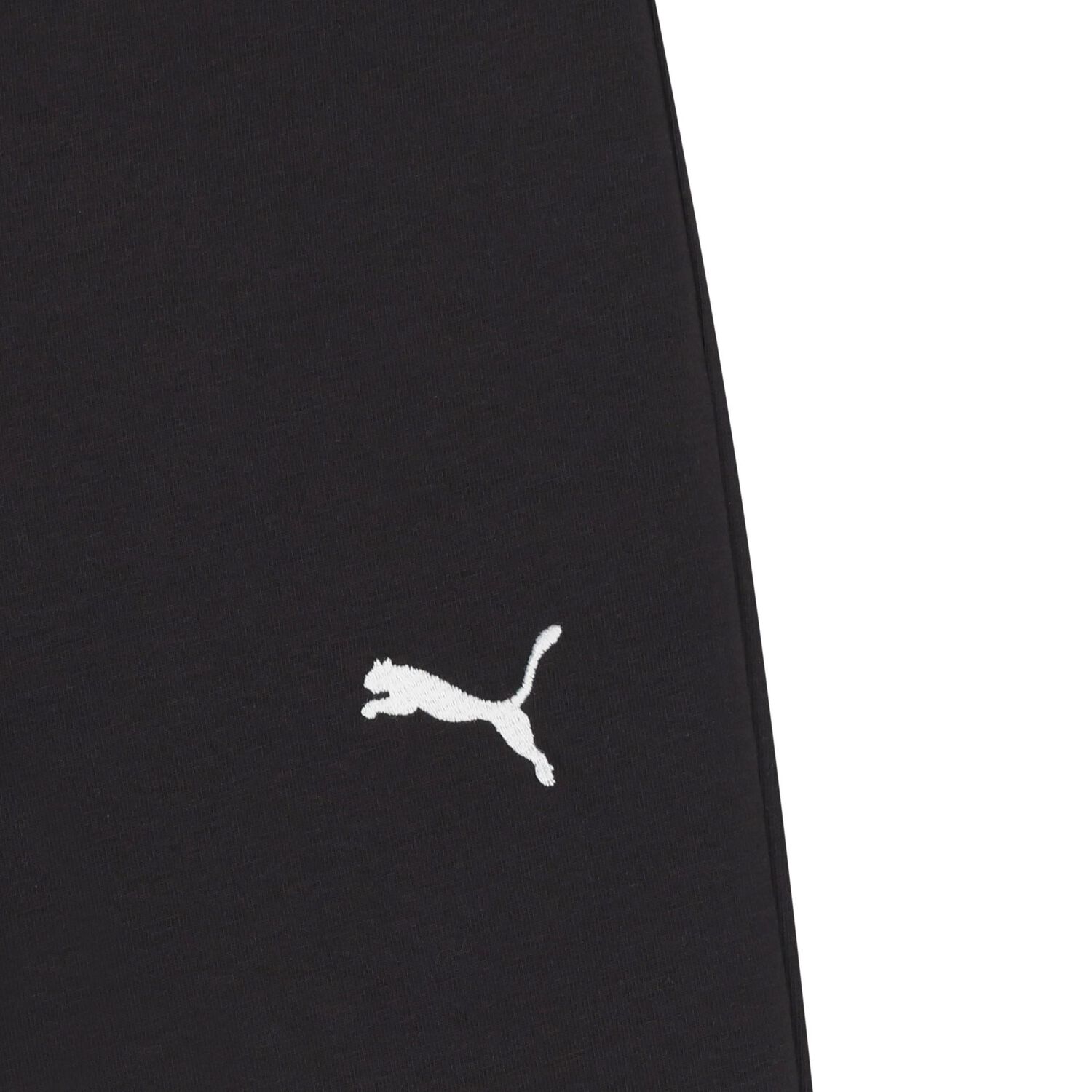 Girls Black Logo Leggings, 1, hi-res