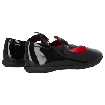 Girls Black Patent Leather Shoes