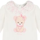Baby Ivory & Pink Teddy Bear Babygrow Gift Set, 1, hi-res