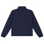 Boys Navy Blue Logo Jacket, 1, hi-res