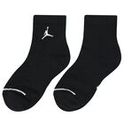 Black Jordan Logo Socks ( 3-Pack ), 1, hi-res