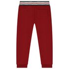 Boys Grey, White & Red Tracksuit (3 Piece), 1, hi-res
