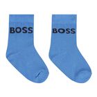 Baby Boys Multi-Colored Logo Socks ( 3-Pack ), 2, hi-res