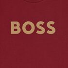 Boys Burgundy Logo T-Shirt, 3, hi-res