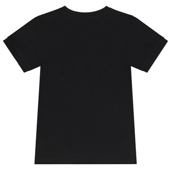 Boys Black Logo T-Shirt