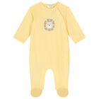 Baby Boys Ivory & Yellow Babygrows ( 2-Pack ), 3, hi-res