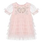 Baby Girls Pink Tulle Dress Set, 1, hi-res