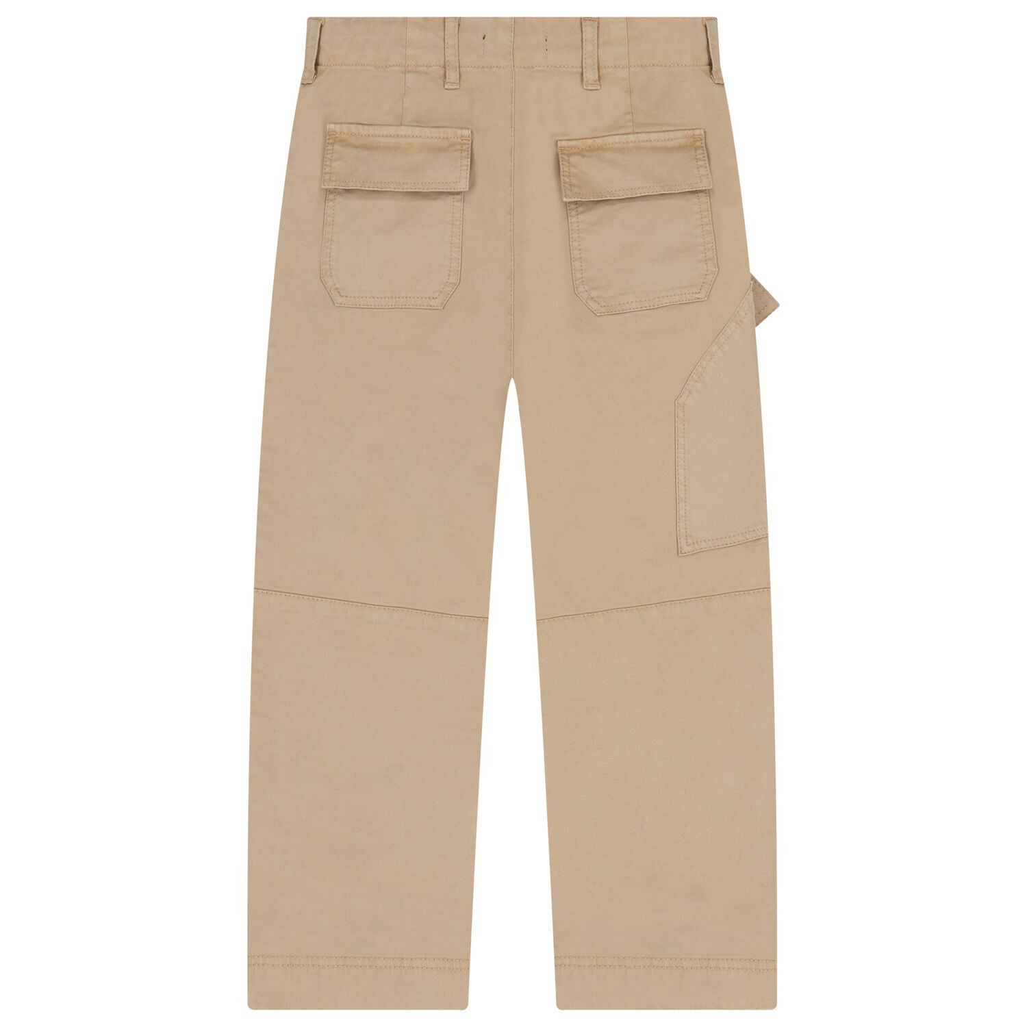 Beige Logo Trousers, 1, hi-res