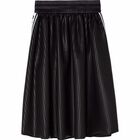 Girls Black Logo Skirt, 1, hi-res