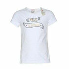 Girls White Slogan T-shirt, 1, hi-res