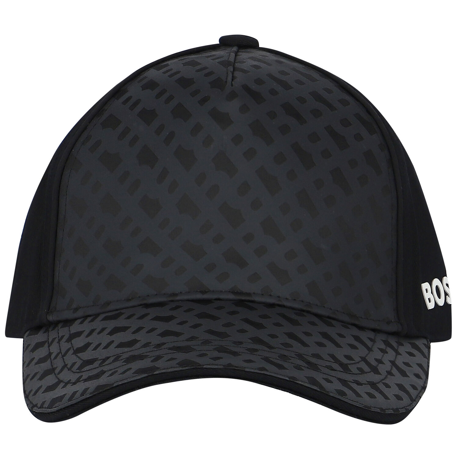Boys Black Logo Cap, 1, hi-res
