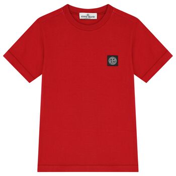 Boys Red Logo T-Shirt