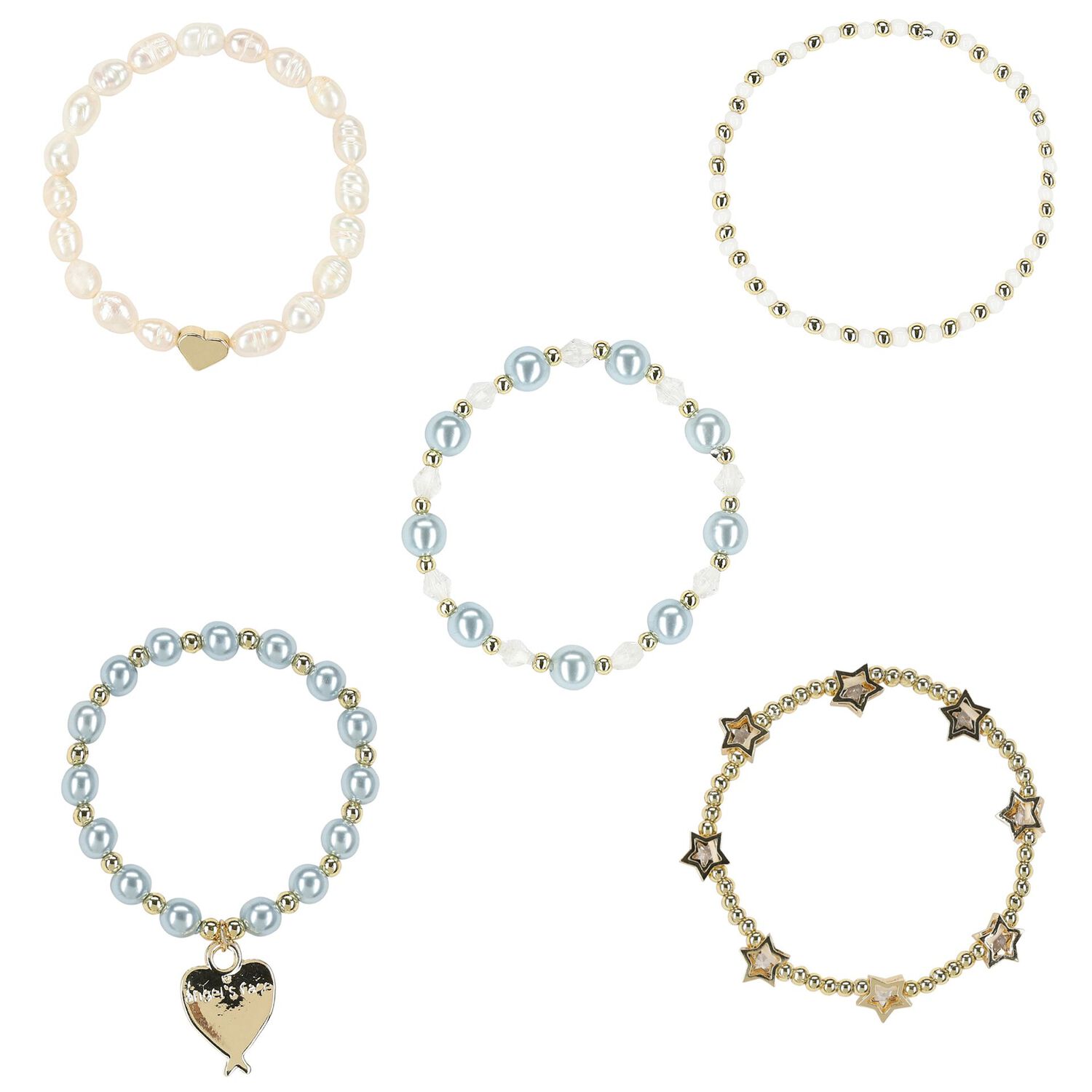 Girls Blue Bracelets, 10, hi-res image number null