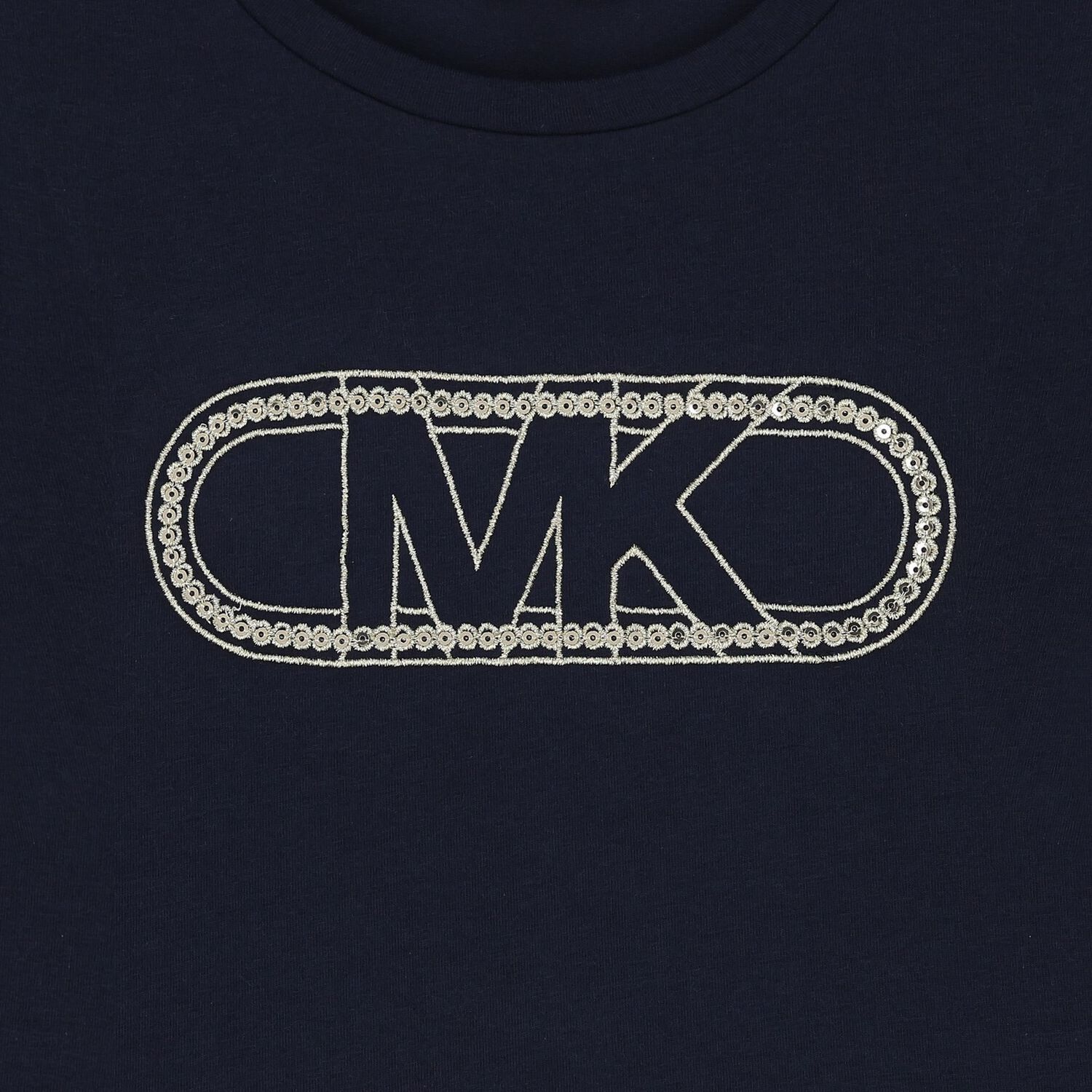 Girls Navy Blue Logo T-Shirt, 2, hi-res