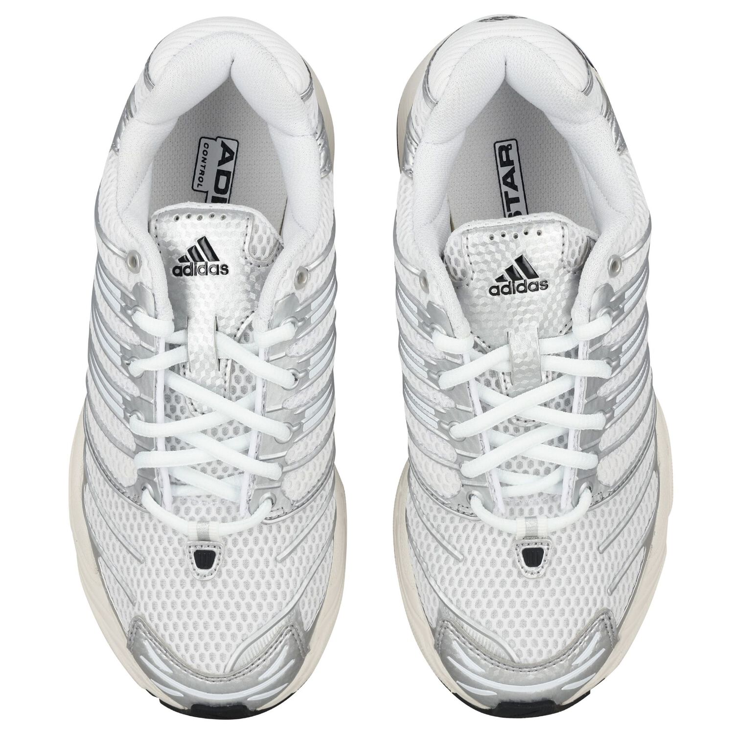 White & Grey Adistar Control Trainers, 1, hi-res