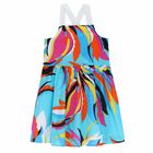 Girls Multi-colored Cotton Dress, 1, hi-res