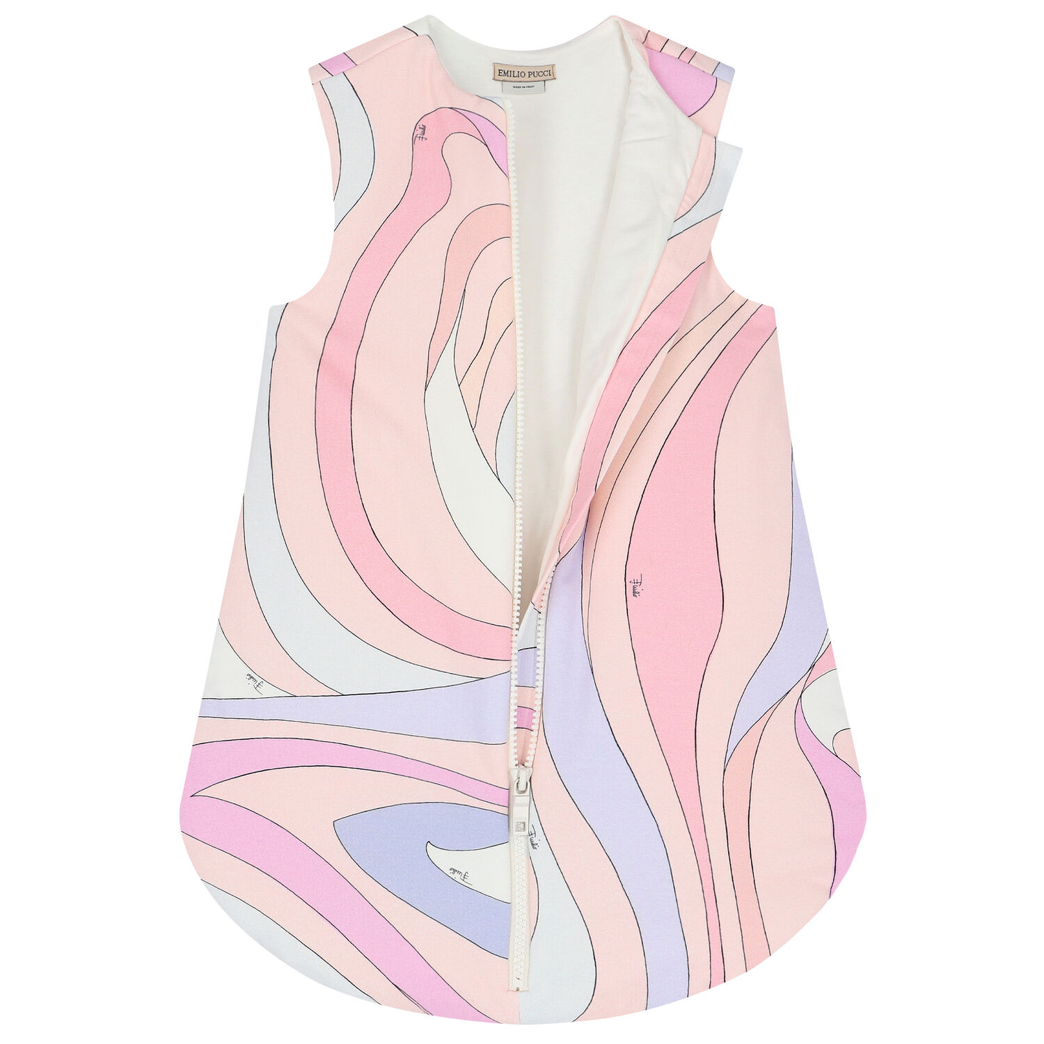 Baby Girls Pink Abstract Baby Nest, 1, hi-res