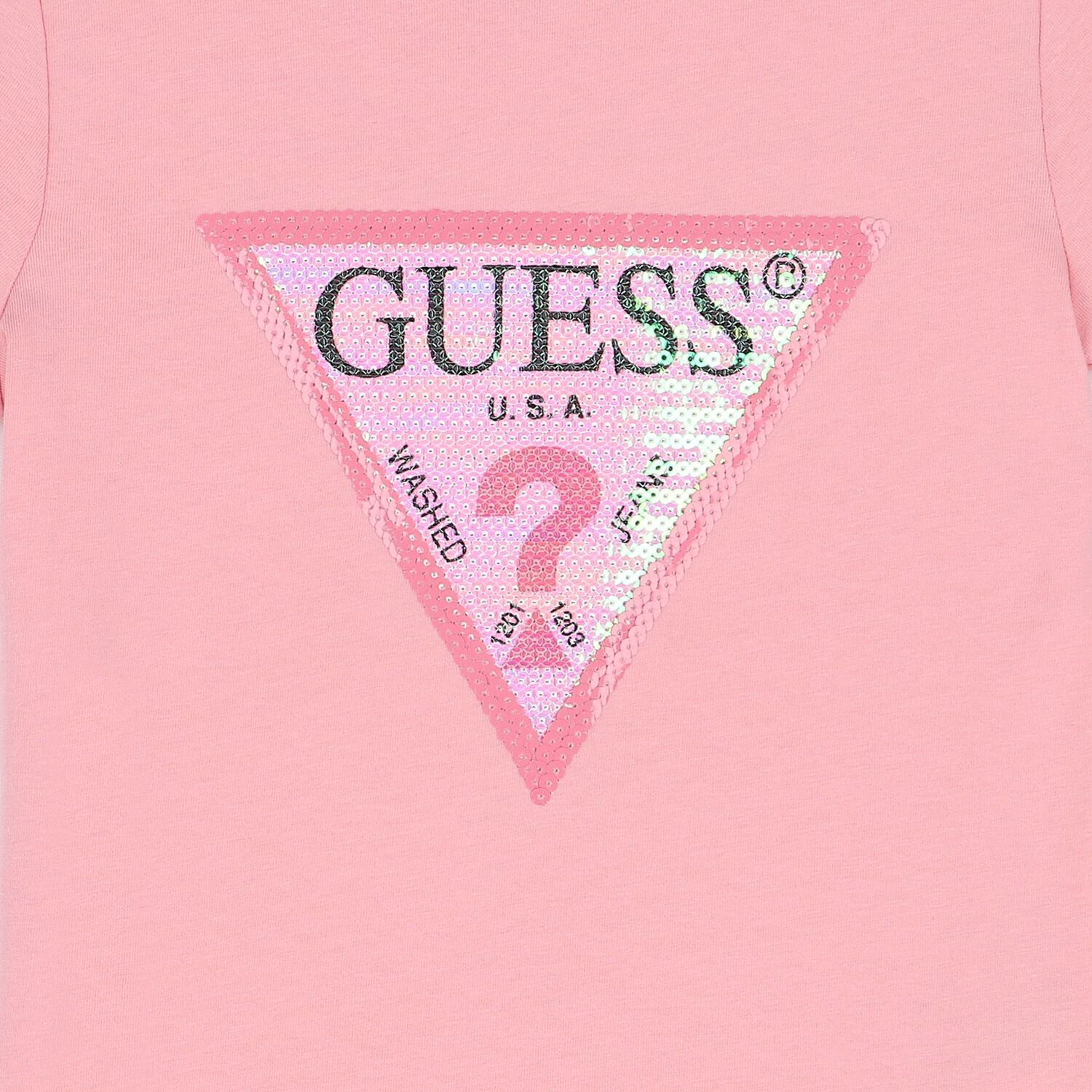 Girls Pink Logo T-Shirt, 1, hi-res