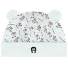 Baby Boys Blue Teddy Bear Logo Babygrow Set, 1, hi-res