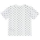 Boys White & Blue Logo T-Shirt, 1, hi-res