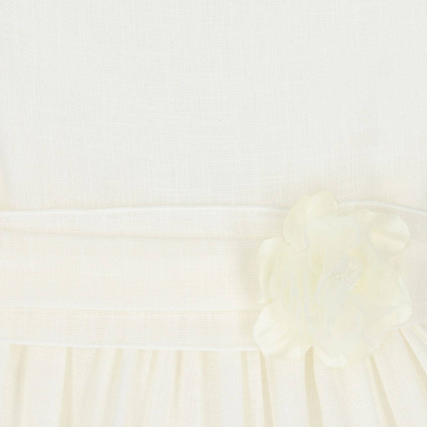 Girls Ivory Floral Lace Dress, 1, hi-res