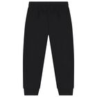 Boys Black Logo Tracksuit, 3, hi-res