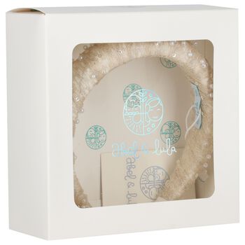Girls Beige Pearl Embellished Headband