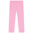 Girls Pink Logo Leggings Set, 1, hi-res
