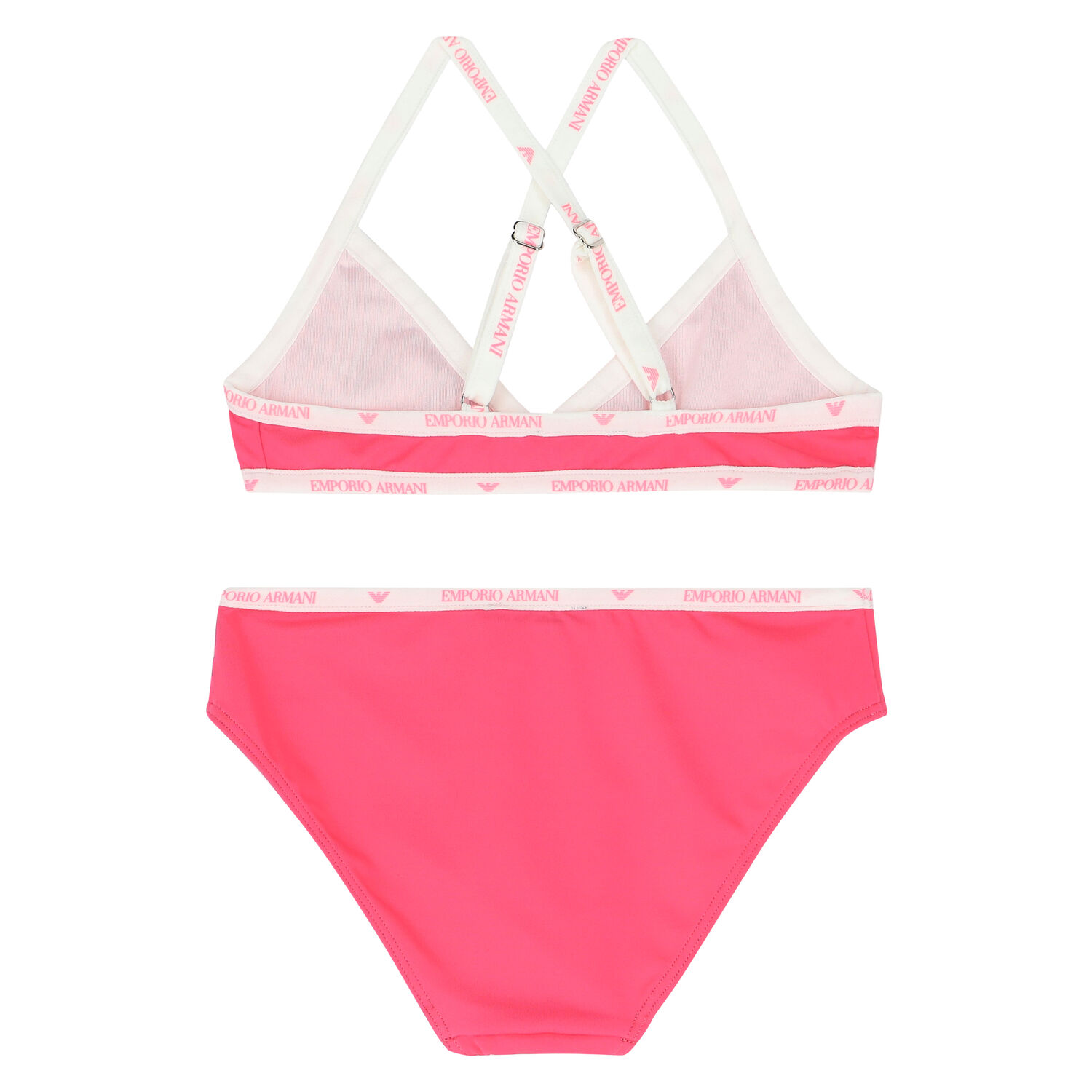 Girls Pink Logo Bikini, 1, hi-res