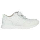 Boys White Logo Trainers, 1, hi-res