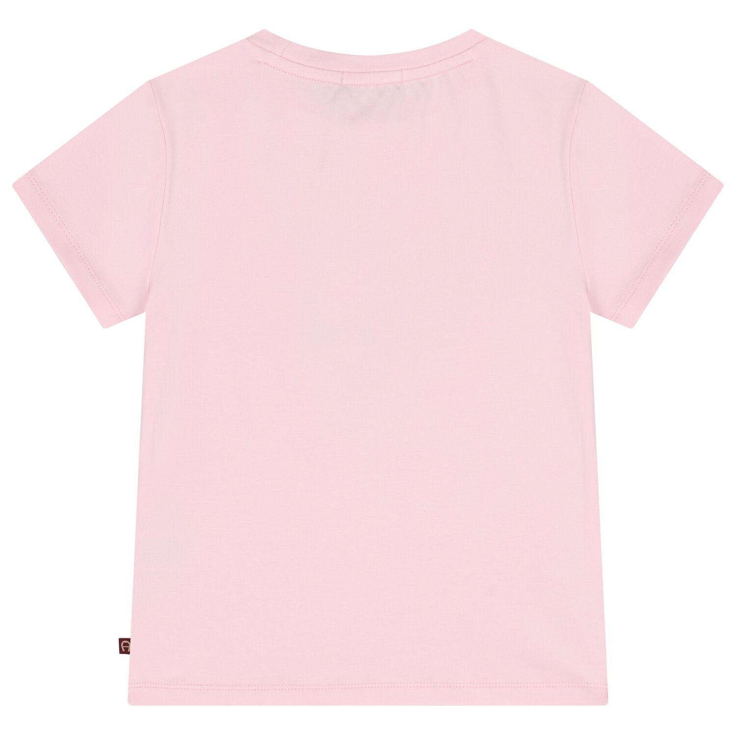 Girls Pink Necklace Logo T-Shirt, 2, hi-res