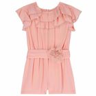 Girls Pink Playsuit, 2, hi-res