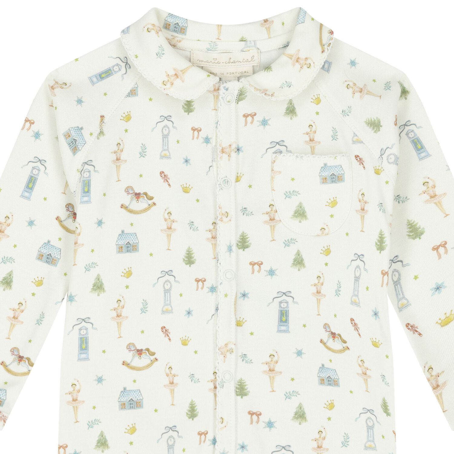 Baby Girls Ivory Babygrow, 1, hi-res image number null