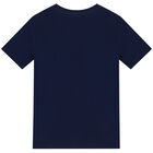 Boys Navy Logo T-Shirt, 1, hi-res