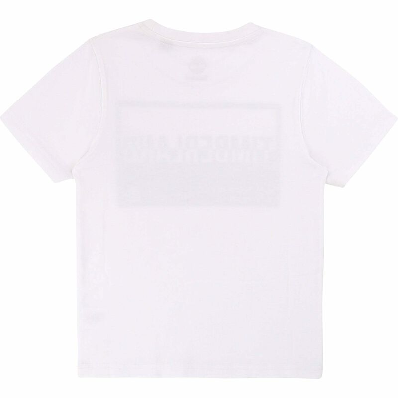 Boys White & Black Logo T-Shirt, 1, hi-res image number null
