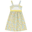 Girls Blue & Ivory Shell Dress, 1, hi-res