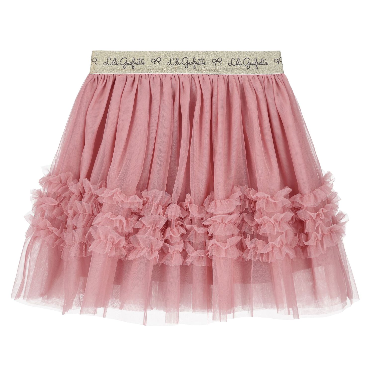 Girls Pink Tulle Skirt, 1, hi-res image number null