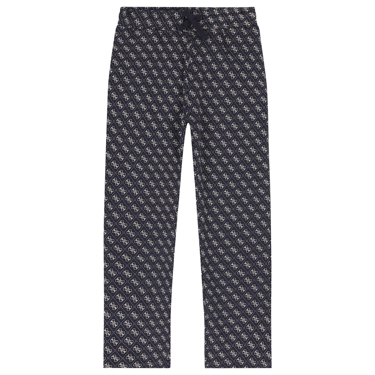 Boys Navy Blue Logo Joggers, 1, hi-res