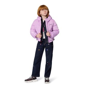 Girls Blue Jewel Denim Jeans