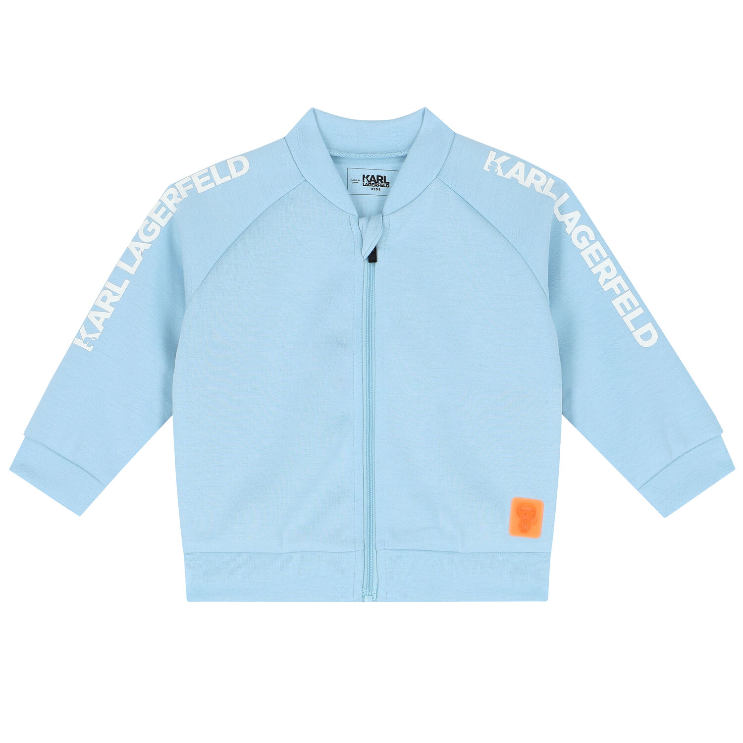 Younger Boys Blue & White Logo 3-Piece Tracksuit, 1, hi-res