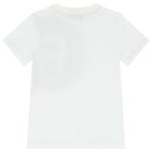 Boys White Logo T-Shirt, 2, hi-res